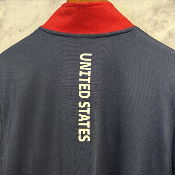 Fifa World Cup 2022 Qatar Jacket Mens Medium Red/Blue Soccer - Picture 5 of 9